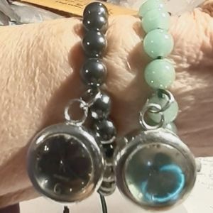Bundled of 2 Beaded bracelet watches